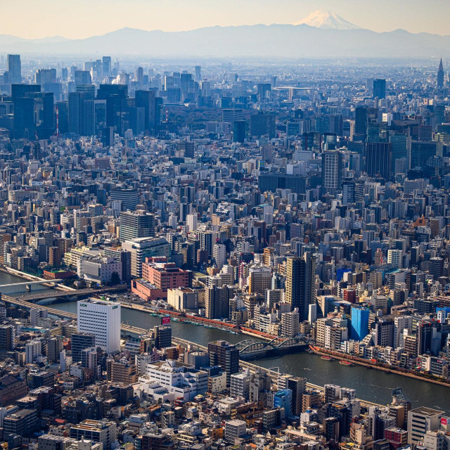 Glavni grad Japana, Tokio, panorama