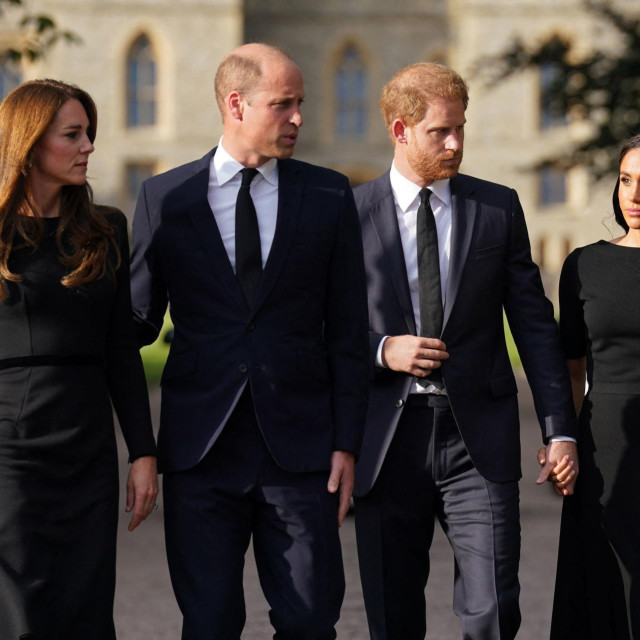 Princeza Kate, princ William, princ Harry i Meghan Markle