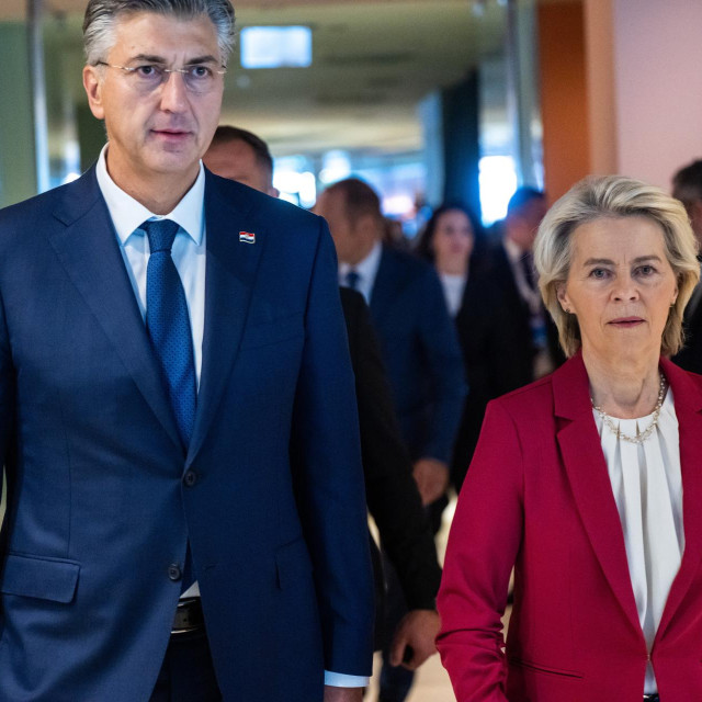 Andrej Plenković i Ursula von der Leyen