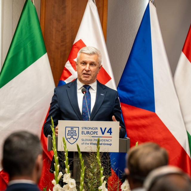 Državni tajnik u Ministarstvu poljoprivrede, šumarstva i ribarstva Tugomir Majdak na sastanku proširene Višegradske skupine u Bratislavi