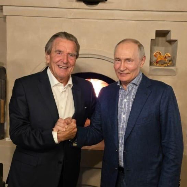 Gerhard Schröder i Vladimir Putin