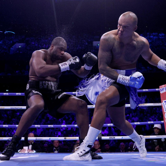 Daniel Dubois (lijevo) vs. Fabio Wardley (desno)