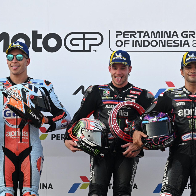 Marco Bezzecchi, Raul Fernandez i Jorge Martin