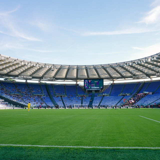 Sablasno prazni Olimpico za utakmicu Lazija i Monze protekli vikend