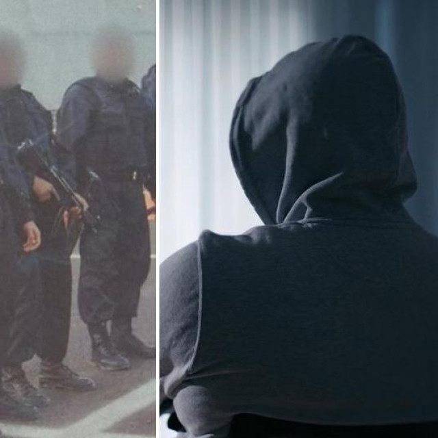 Fotografija specijalne postrojbe u Iranu koju su DW-u dostavili Omid i Reza; bivši zapovjednik Omid