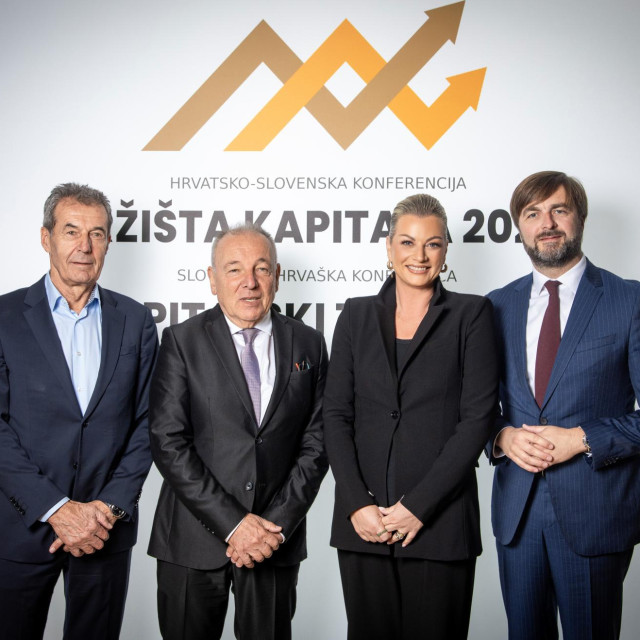 Vlasnik DELA Stojan Petrič, predsjednica Uprave HANZA MEDIE Ana Hanžeković Krznarić, ministar financija Republike Slovenije Andrej Šircelj, potpredsjednik Vlade i ministar financija Tomislav Ćorić