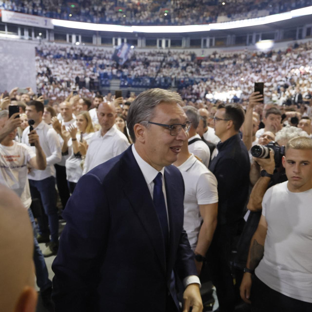 Predizborni skup liste Aleksandar Vučić - Ujedinjena Srbija