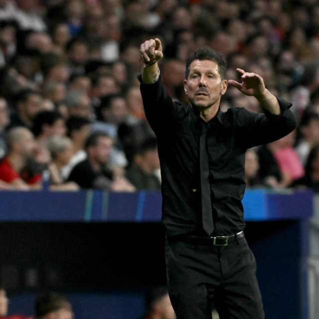 Diego Simeone pustio je suzu tijekom utakmice Atlética i Manchester Uniteda.