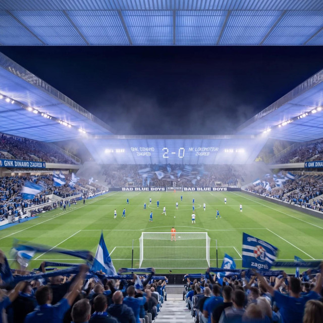 Pobjednici su danas objavili nove fotografije maksimirskog stadiona