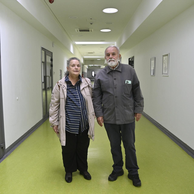 Dražen Juračić i kolegica tijekom vodstva po Vrapču