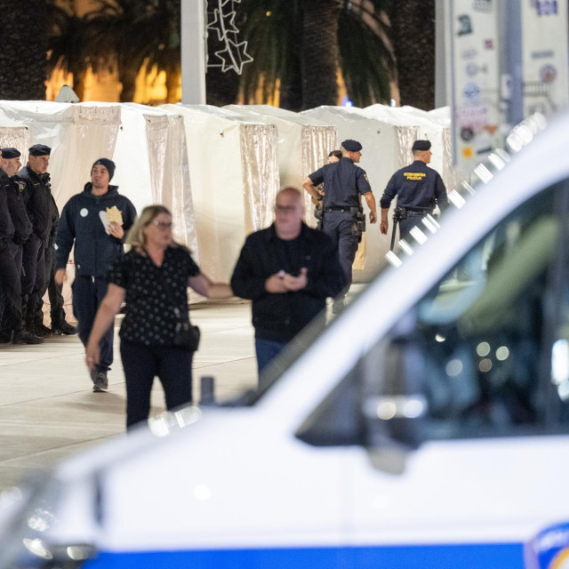 Jako policijsko osiguranje u Splitu