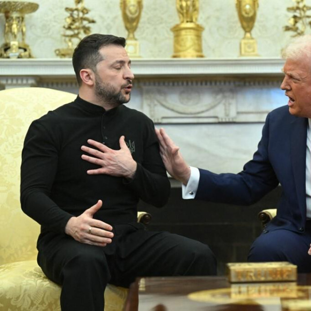 Sukob Volodimira Zelenskog i Donalda Trumpa u Bijeloj kući u veljači 2025.