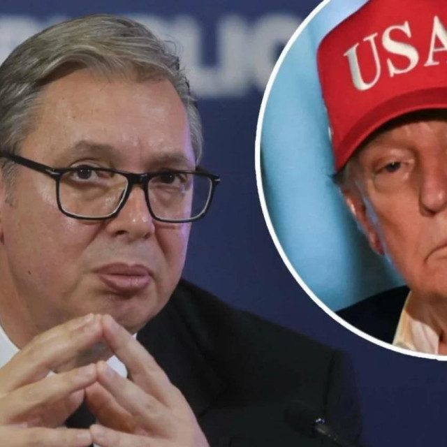 Aleksandar Vučić i Donald Trump