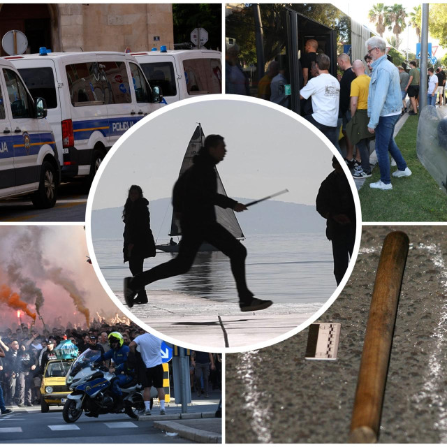 Huligani i policija odmjeravali su snage u Splitu tri dana