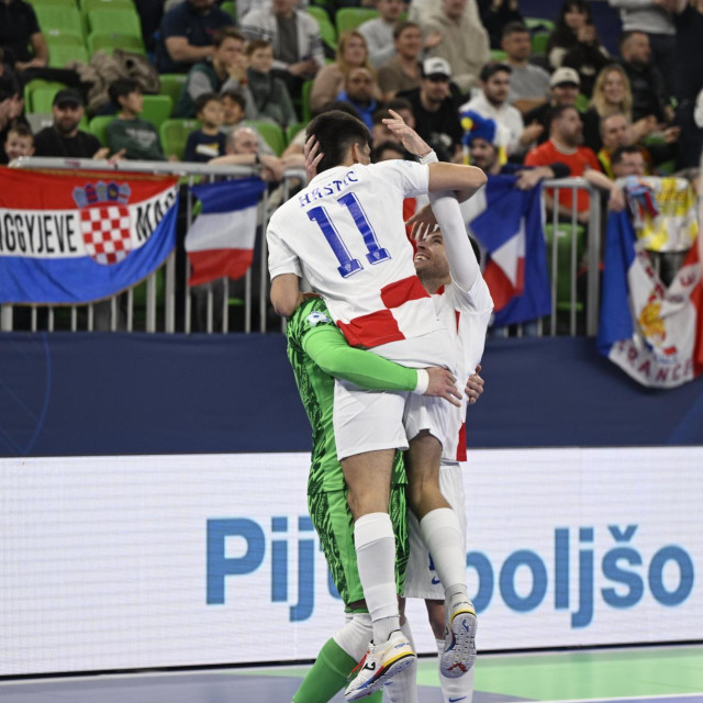 
Utakmica za treće mjesto na Europskom Futsal prvenstvu između Francuske i Hrvatske
 