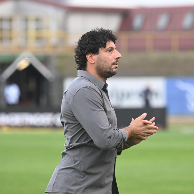 Velika Gorica, 140926.
Gradski stadion Velika Gorica.
Nogometna utakmica 7. kola SuperSport HNL-a, HNK Gorica - NK Varazdin.
Na fotografiji: Mario Carevic.
