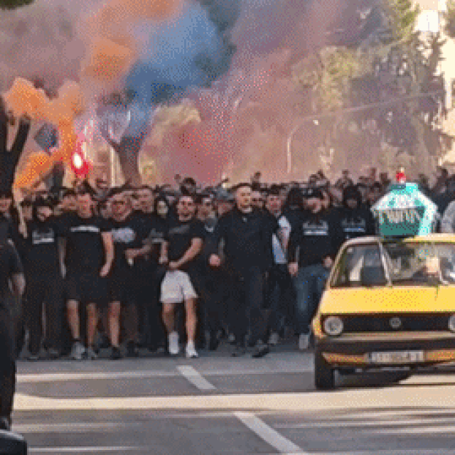 Dolazak Torcide na stadion