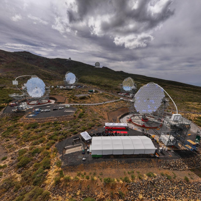 Teleskopi LST koji se nalaze u opservatoriju Roque de los Muchachos na otoku La Palma