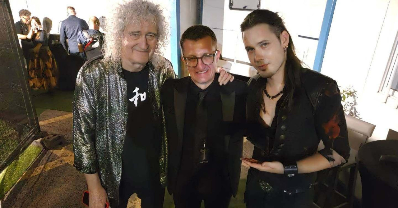 Dino Jelusić pozirao s legendarnim Brianom Mayom