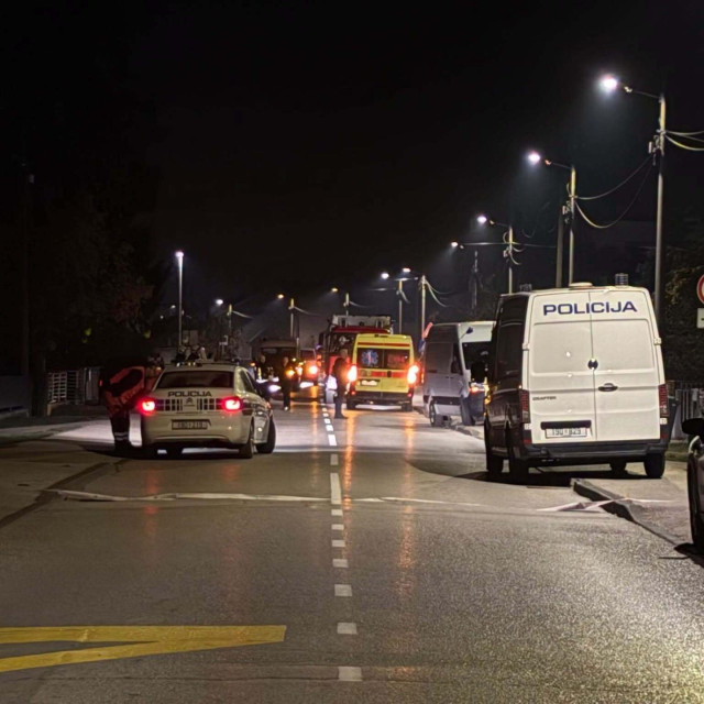 Blokirana ulica u Velikoj Gorici
