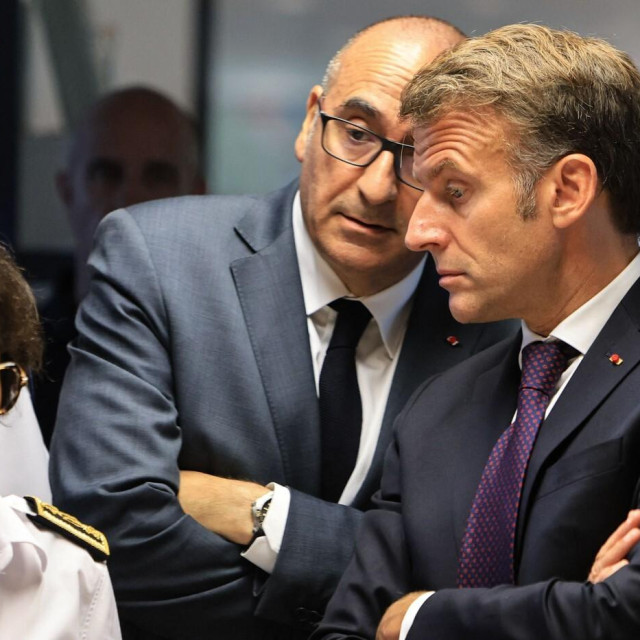 Laurent Nunez i Emmanuel Macron