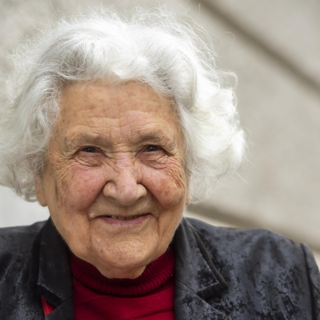 Zagreb, 080425.
Slavka Pavic, umirovljena fotografkinja.