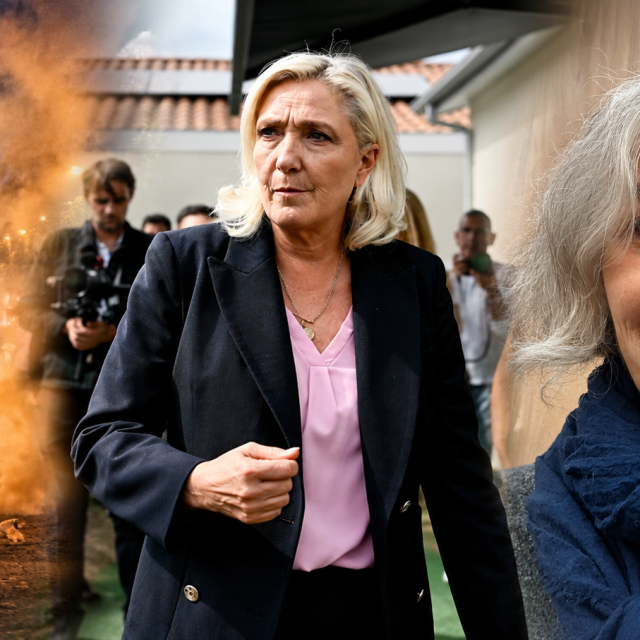 Neredi u Parizu, Marine Le Pen, Sanja Janković
