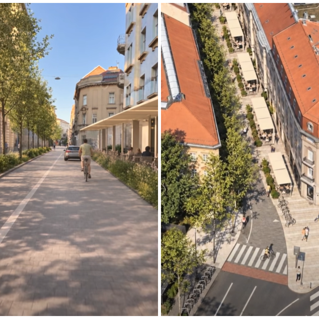 Vizuali uređene pješačke zone Masarykova Teslina