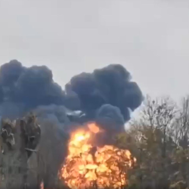 Snimke eksplozije nakon rušenja ruskog lovca Su-30