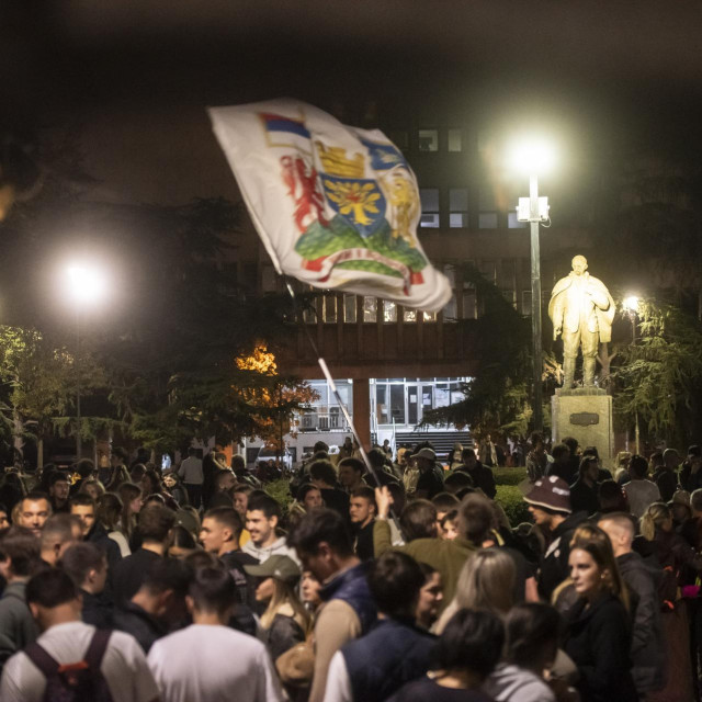 Jučerašnji doček studenata u Beogradu