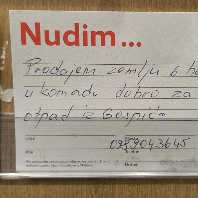 Nesvakidašnji oglas u karlovačkom Kauflandu