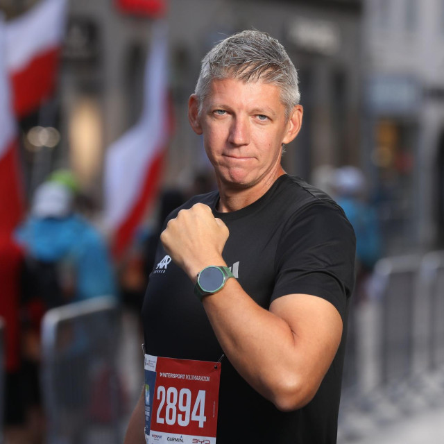 Danijel Mička na nedavno održanom Zagrebačkom polumaratonu