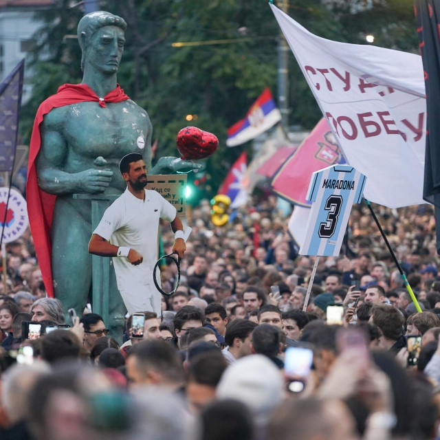 Novak Đoković jasno je isticao svoje nezadovoljstvo protiv vladavine Aleksandra Vučića