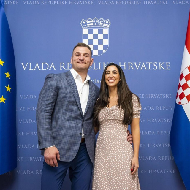 Stipe Miočić i njegova supruga Ryan Marie