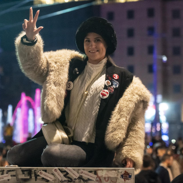 Beograd nakon pobjede Studentske liste