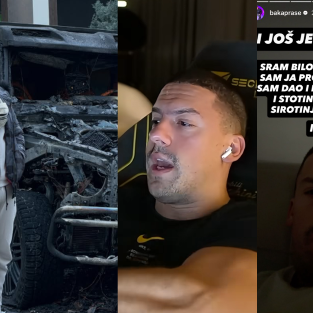 Baka Prase (Bogdan Ilić), Jelena Karleuša, izgoreni auto, pravdanje u vezi izbora
