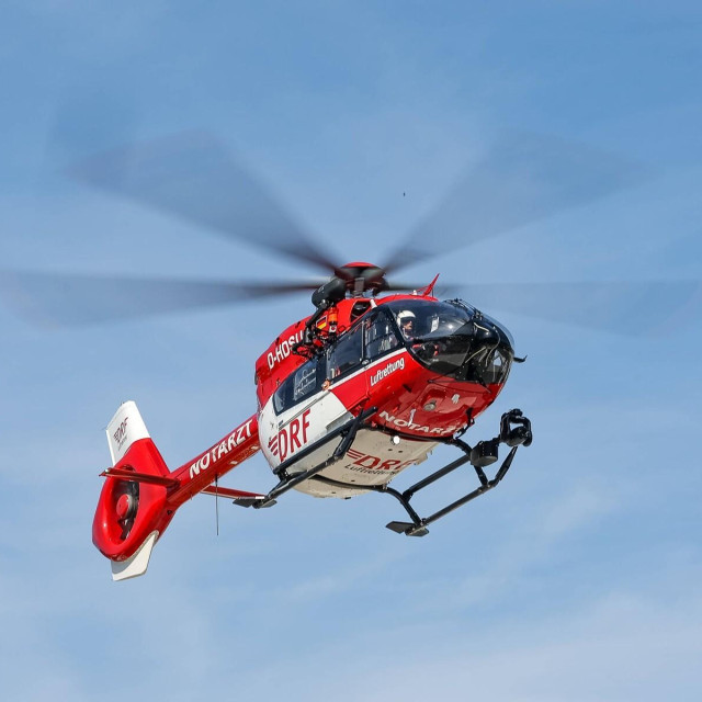 Helikopter hitne službe u Njemačkoj, ilustracija