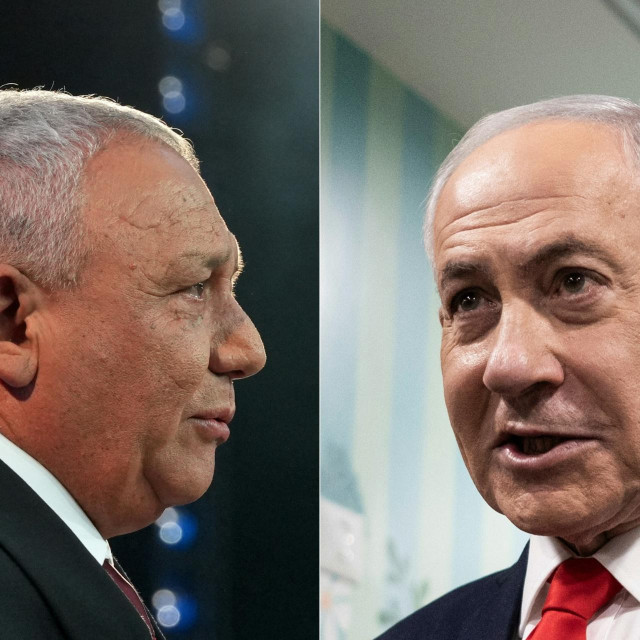 Gadi Eisenkot (lijevo) i Benjamin Netanyahu (desno)