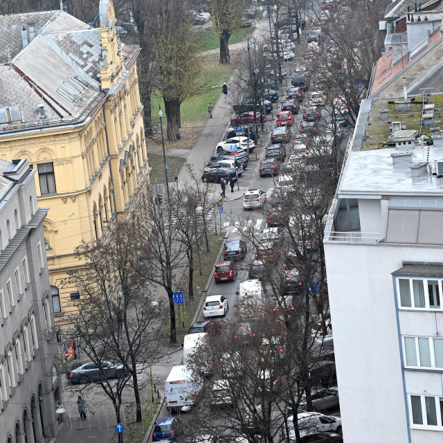 Prometne gužve u Zagrebu