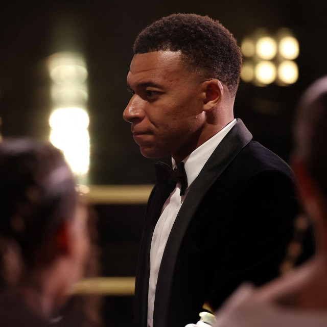 Kylian Mbappe na dodjeli Zlatne lopte