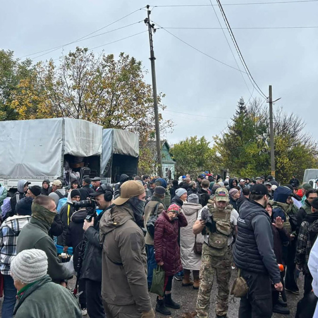 Prizor tijekom evakuacije